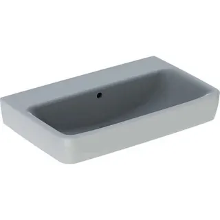 Geberit Renova Compact Waschtisch, 65x40cm ohne Hahnloch, mit Überlauf, weiß – Bild 2