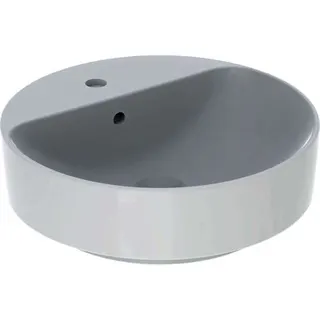 Geberit VariForm Aufsatzwaschtisch, rund mit HLB, d: 45cm, mit Überlauf, weiß, KeraTect – Bild 2