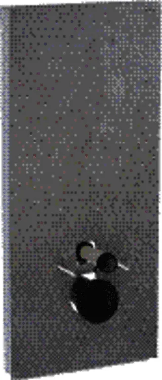 Geberit Monolith Sanitärmodul für Wand-WC 114cm, Steinzeug Betonoptik, Aluminium