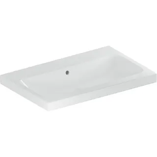 Geberit iCon Light Waschtisch 75x48cm ohne Hahnloch, mit Überlauf, weiß – Bild 2