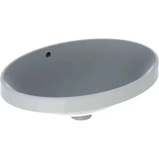Geberit VariForm Einbauwaschtisch, oval 55x40cm, o. Hl, mit Überlauf, weiß, KeraTect – Bild 2
