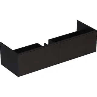 Geberit Xeno2 Unterschrank f. Waschtisch aus VARICOR m. 2 Hahnloch, 139,5x35x47,3cm, sculturagrau – Bild 2
