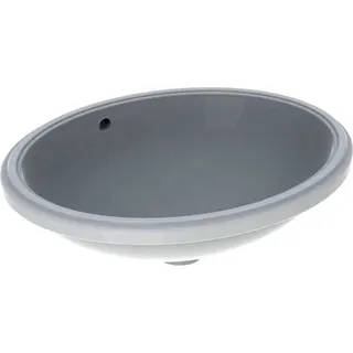 Geberit VariForm Unterbauwaschtisch, oval 56x46cm, o. Hl, mit Überlauf, weiß, KeraTect – Bild 2
