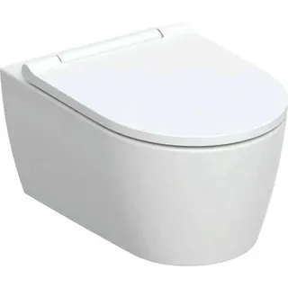 Geberit ONE Set Wand-WC mit WC-Sitz weiß matt/glanzverchromt – Bild 2