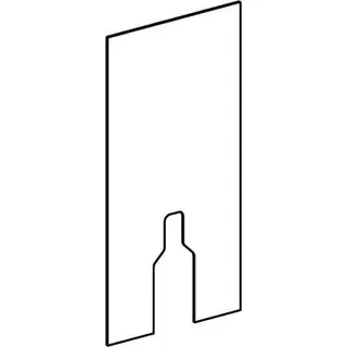Frontverkleidung für Geberit Monolith für Stand-WC 101cm lava/Glas – Bild 3