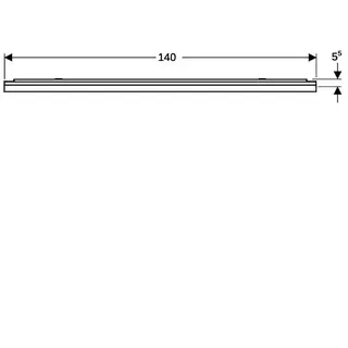 Geberit Xeno2 Lichtspiegel mit direkter und indirekter Beleuchtung, 140x71x5,5cm – Bild 5