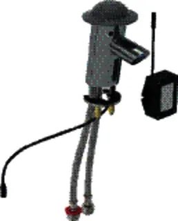 Geberit Bambini Waschtischarmatur, Batt.Betr. farbneutral, hochglanz verchromt