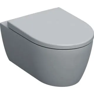 Geberit iCon Set Wand-WC mit WC-Sitz, Rimfree Tiefspüler, geschl., T:53cm, weiß matt – Bild 2