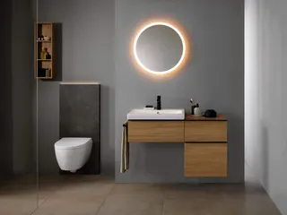 Geberit iCon Set Wand-WC mit WC-Sitz, Rimfree Tiefspüler, geschl., T:53cm, weiß matt – Bild 4