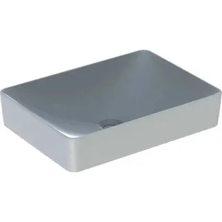 Geberit VariForm Aufsatz-Waschtisch, rechteckig 55x40cm, o. Hl, ohne Überlauf, weiß – Bild 2