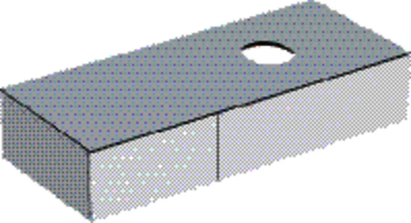 Geberit VariForm US für AS-Waschtisch, m. 2 Schubl. 120x23,5x51cm, weiß lackiert matt