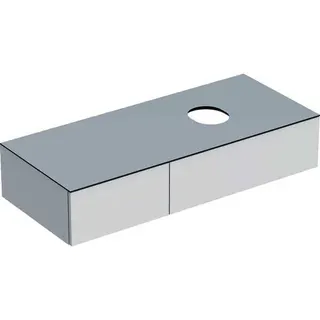 Geberit VariForm US für AS-Waschtisch, m. 2 Schubl. 120x23,5x51cm, weiß lackiert matt – Bild 2