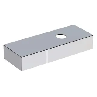 Geberit VariForm US für AS-Waschtisch, m. 2 Schubl. 135x23,5x51cm, weiß lackiert matt – Bild 2