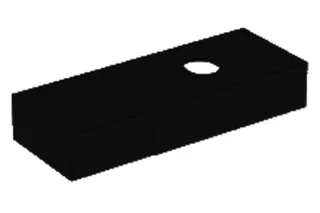 GE VariForm US für AS-WT, m. 2 Schubl. 135x23,5x51cm, lava lackiert matt