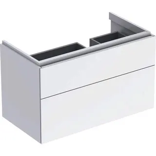 Geberit Xeno2 Unterschrank f. Waschtisch m. Ablg. links m. 2 Schubl., 88x53x46,2cm, weiß – Bild 2