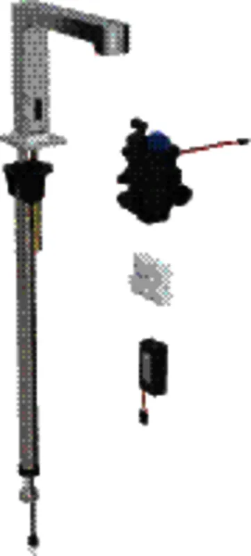 Geberit Waschtischarmatur Brenta Standmontage mit UP-Funktionsbox Batt. mit Mischer