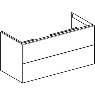 Geberit ONE Unterschrank für WT/-Platte 2 Schubl., 103,6x50,4x47cm, Eiche – Bild 3