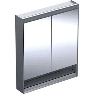Geberit ONE Spiegelschrank mit Ni/Comf.Light 2 Türen, AP-Mont., 75x90x15cm, alu. – Bild 2