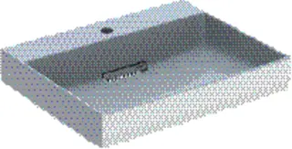 Geberit ONE Waschtisch 60x48cm, CleanDrain mit Hahnloch, ohne Überlauf, weiß, KeraTect/weiß glzd – Bild 2