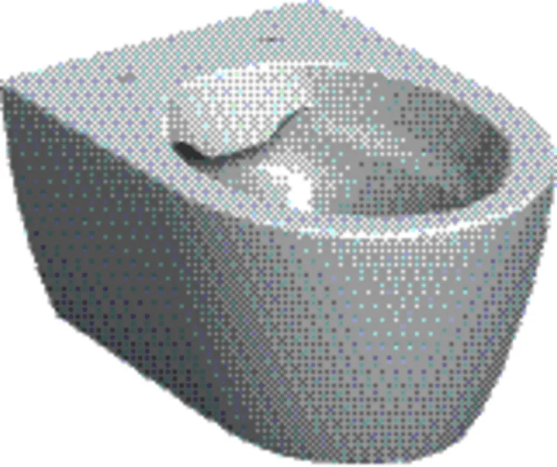 Geberit iCon WWC Tiefspüler, verk. Ausl. 49cm geschl. Form, Rimfree, weiß
