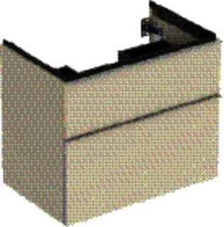 GE iCon Unterschrank für WT, 2 Schubl. 74x61,5x47,6cm, sandgrau