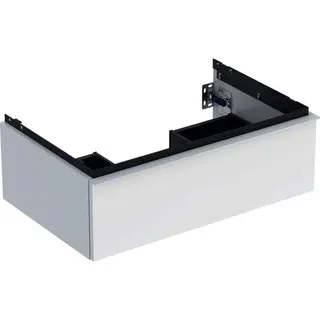 Geberit iCon Unterschrank für Waschtisch, 1 Schubl. 74x24,7x47,6cm, weiß hgl./Gr. weiß matt – Bild 2