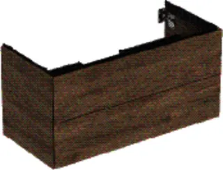 GE ONE Unterschrank für WT/-Platte 2 Schubl., 103,6x50,4x47cm,Nussb.hickory