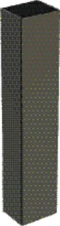 Geberit Hochschrank mit 1 Tür 36x180x29,1cm, greige matt