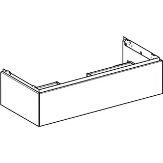 Geberit ONE Unterschrank für WT/-Platte 1 Schubl., 103,6x26,6x47cm, greige matt – Bild 3