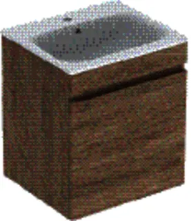 GE Renova Plan Set MWT m. US, 1 Schubl. 55x62,2x48cm, Nussbaum hickory