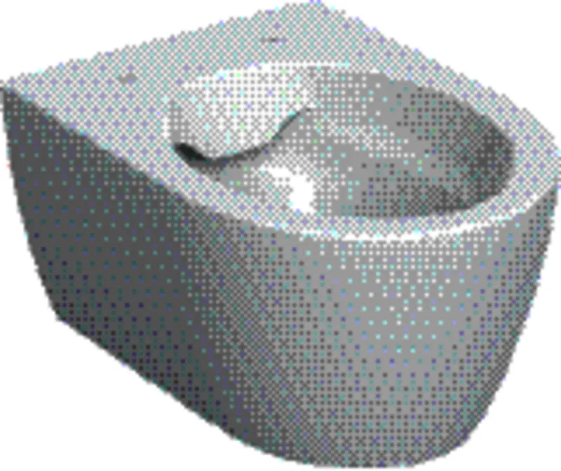 Geberit iCon WWC Tiefspüler, verk. Ausl. 49cm geschl. Form, Rimfree, weiß, KeraTect