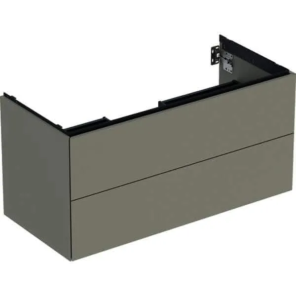 Geberit ONE Unterschrank für WT/-Platte 2 Schubl., 103,6x50,4x47cm, greige matt