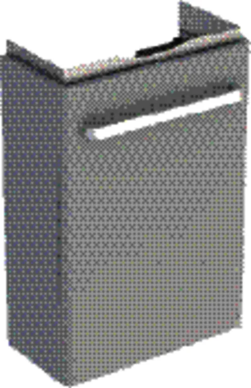 Geberit Renova Compact US 40,8cm für HWB 45cm 1 Tür, 40,8x60,5x23,1cm verk Ausld hgrau