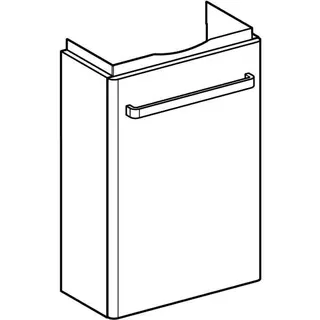 Geberit Renova Compact US 40,8cm für HWB 45cm 1 Tür, 40,8x60,5x23,1cm verk Ausld hgrau – Bild 3