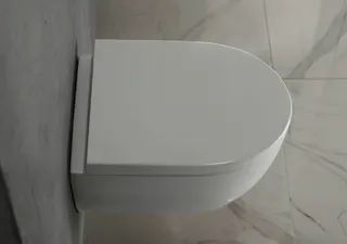Geberit iCon Set Wand-WC mit WC-Sitz, Rimfree Tiefspül-WC, verk. Ausl. 49cm, weiß – Bild 4