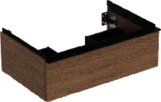 GE iCon Unterschrank für WT, 1 Schubl. 74x24,7x47,6cm, Eiche/Gr. Lava
