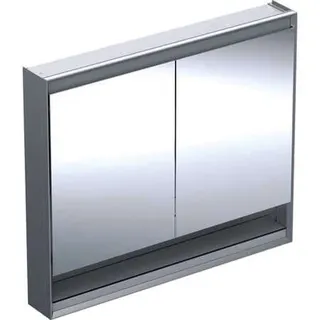 Geberit ONE Spiegelschrank mit Ni/Comf.Light 2 Türen, AP-Mont., 105x90x15cm, alu. – Bild 2