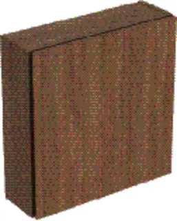 Geberit Hängeschrank quadratisch, 1 Tür 45x46,7x15cm, Eiche