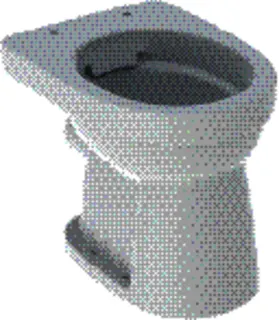 Geberit Renova Stand-WC Flachspüler Abg. horizontal, Rimfree, weiß