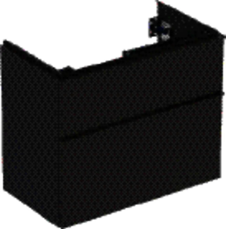 Geberit iCon Unterschrank f. Waschtisch, verk. Ausld. 74x61,5x41,6cm, 2 Schubl., lava