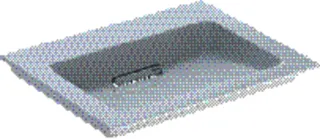 Geberit ONE MWT 60x48cm, CleanDrain ohne Hahnloch, ohne Überlauf, weiß, KeraTect/weiß glzd – Bild 2