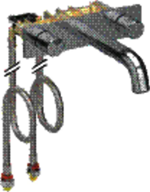 Geberit ONE Waschtisch-Armatur rundes Design Wandmontage, Zweigriffmischer, L20