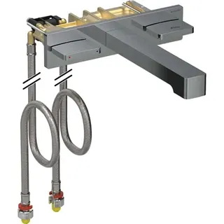 Geberit ONE Waschtisch-Armatur eckiges Design Wandmontage, Zweigriffmischer, L22 – Bild 2