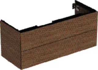 GE ONE Unterschrank für WT/-Platte 2 Schubl., 118,4x50,4x47cm, Eiche