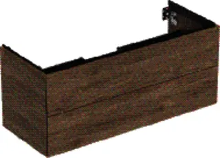 Geberit ONE Unterschrank für WT/-Platte 2 Schubl., 118,4x50,4x47cm,Nussb.hickory – Bild 2