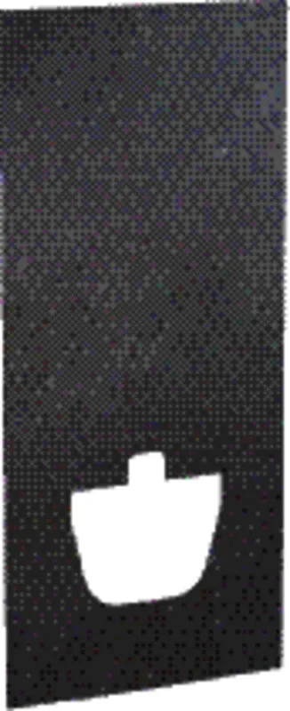 Frontverkleidung für Geberit Monolith für Wand-WC 114cm Schieferoptik