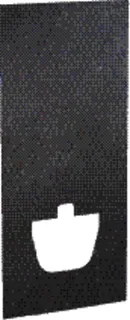 Frontverkleidung für Geberit Monolith für Wand-WC 114cm Schieferoptik