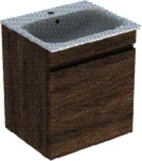 GE Renova Plan Set MWT m. US, 1 Schubl. 60x62,2x48cm, Nussbaum hickory