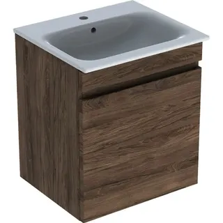 Geberit Renova Plan Set MWT m. US, 1 Schubl. 60x62,2x48cm, Nussbaum hickory – Bild 2