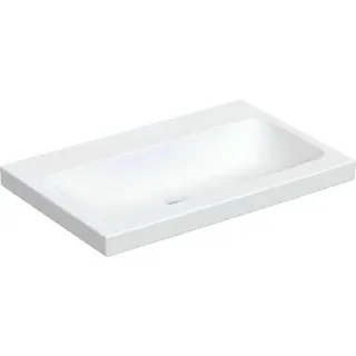 Geberit iCon Light Aufsatzwaschtisch 75x48cm ohne Hahnloch, ohne Überlauf, weiß – Bild 2